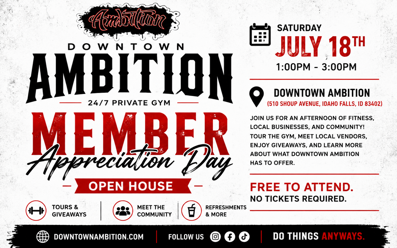 Downtown Ambition Member Appreciation & Open House